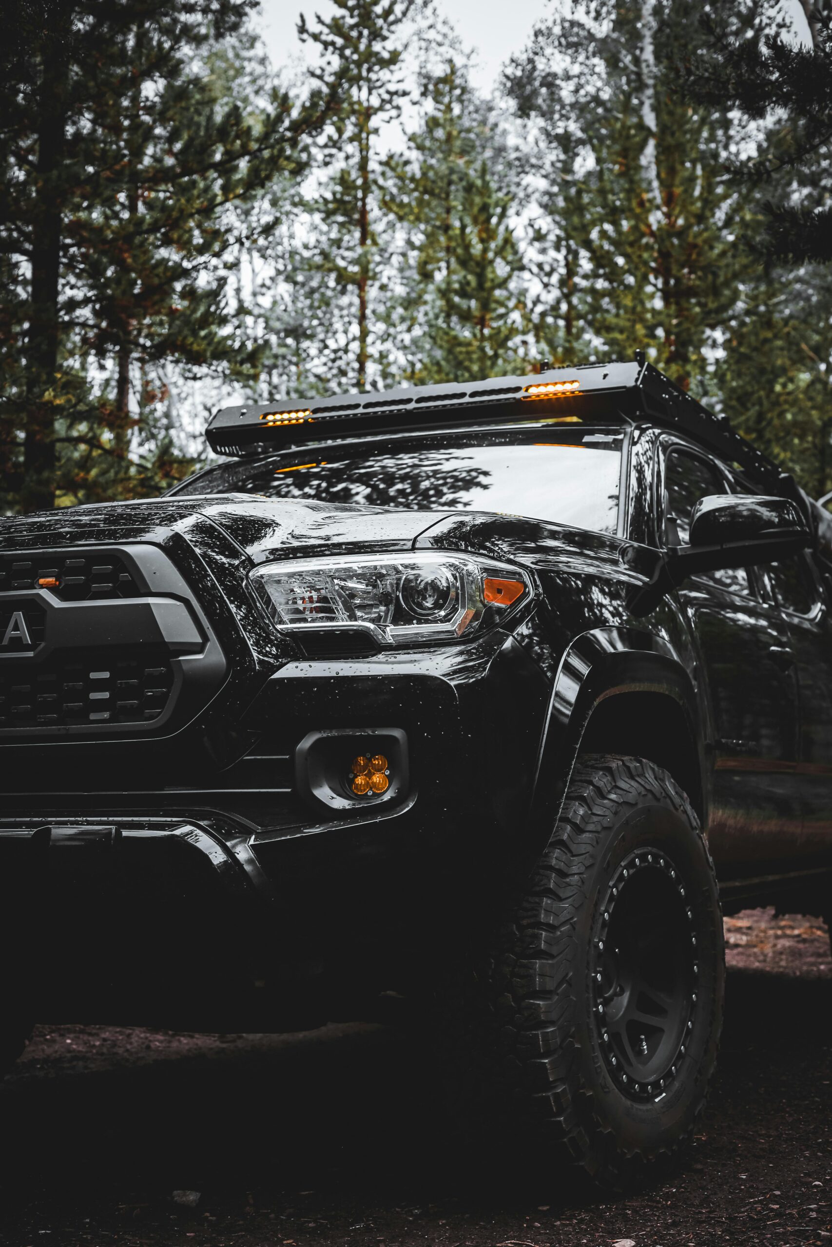 Toyota Tacoma fitted with tonneau cover